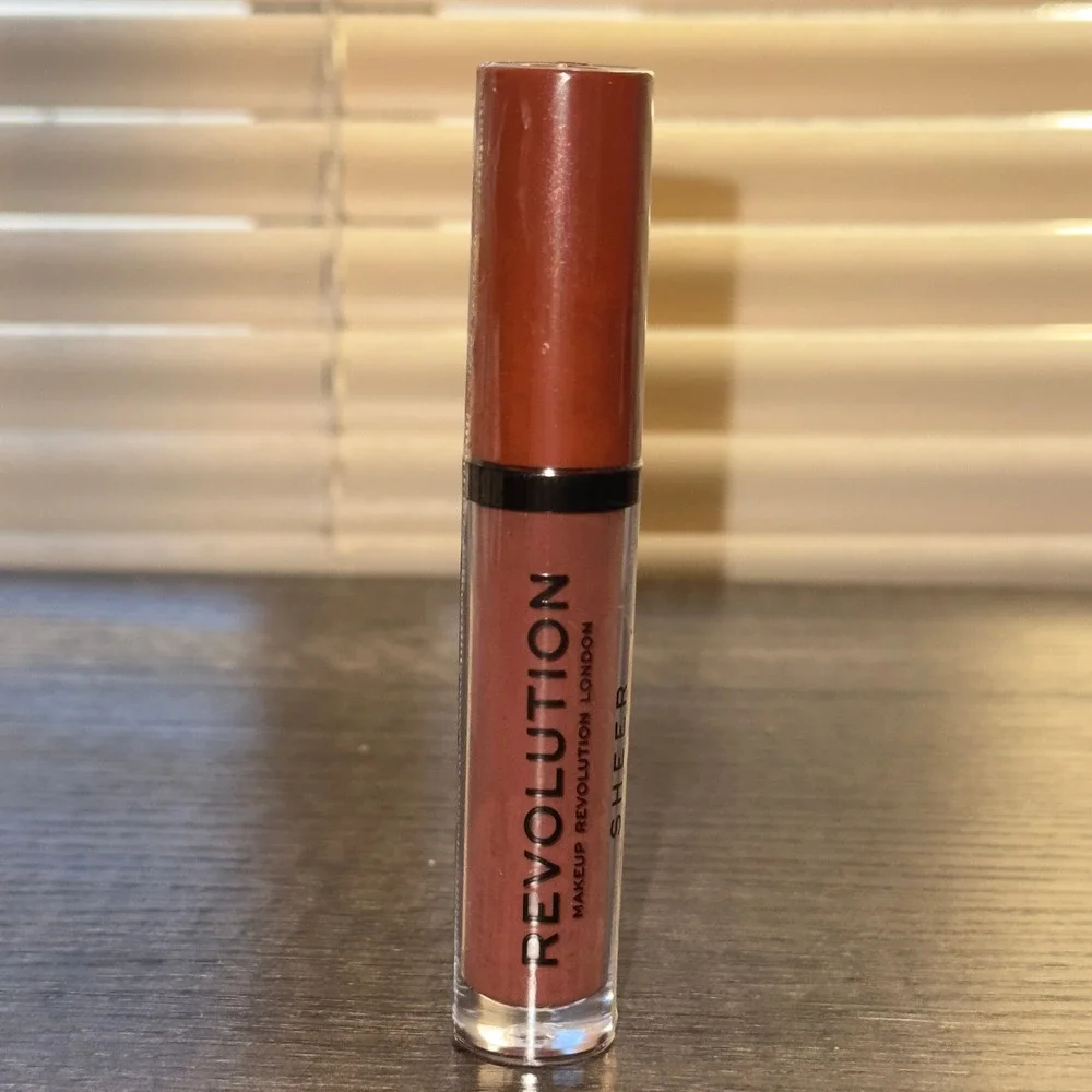 Revolution Sheer Brilliant‎ Lip Gloss 105 Sheer Attraction 0.1 fl oz